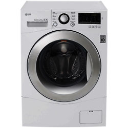 LG FH4A8TDN2 Freestanding Washing Machine, 8kg Load, A+++ Energy Rating, White